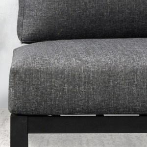 meg-GP055-0039,1-1 ΣΑΛΟΝΙ ΚΗΠΟΥ ECHO MEGAPAP ΣΕΤ 3 ΤΜΧ ΜΕΤΑΛΛΟ - ΞΥΛΟ ΧΡΩΜΑ ΜΑΥΡΟ - ΓΚΡΙ