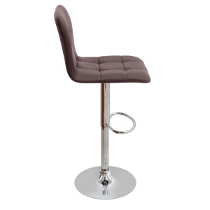 meg-GP057-0002,3-4 ΣΚΑΜΠΟ ΜΠΑΡ CARMELO MEGAPAP ΜΕ ΡΥΘΜΙΖΟΜΕΝΟ ΥΨΟΣ PU ΚΑΦΕ - ΒΑΣΗ ΧΡΩΜΙΟΥ 45X42X90/113ΕΚ.