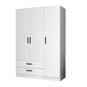meg-GP100-0068,1-0 ΝΤΟΥΛΑΠΑ ΡΟΥΧΩΝ RICARDO MEGAPAP ΤΡΙΦΥΛΛΗ ΧΡΩΜΑ ΛΕΥΚΟ 120X51,8X181ΕΚ.