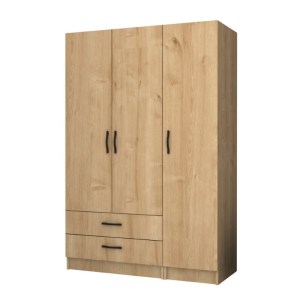 meg-GP100-0068,2-0 ΝΤΟΥΛΑΠΑ ΡΟΥΧΩΝ RICARDO MEGAPAP ΤΡΙΦΥΛΛΗ ΧΡΩΜΑ ΦΥΣΙΚΟ ΟΞΙΑΣ 120X51,8X181ΕΚ.