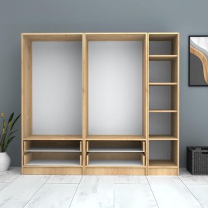 meg-GP100-0070,2-2 ΝΤΟΥΛΑΠΑ ΡΟΥΧΩΝ RICARDO MEGAPAP ΠΕΝΤΑΦΥΛΛΗ ΧΡΩΜΑ ΦΥΣΙΚΟ ΟΞΙΑΣ 200X51,8X181ΕΚ.