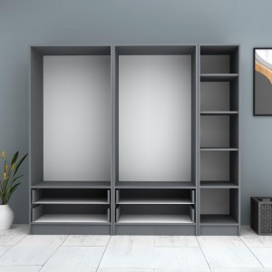 meg-GP100-0070,4-2 ΝΤΟΥΛΑΠΑ ΡΟΥΧΩΝ RICARDO MEGAPAP ΠΕΝΤΑΦΥΛΛΗ ΧΡΩΜΑ ΑΝΘΡΑΚΙ 200X51,8X181ΕΚ.