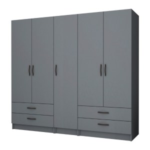 meg-GP100-0072,4-0 ΝΤΟΥΛΑΠΑ ΡΟΥΧΩΝ RICARDO MEGAPAP ΠΕΝΤΑΦΥΛΛΗ ΧΡΩΜΑ ΑΝΘΡΑΚΙ 200X51,8X181ΕΚ.