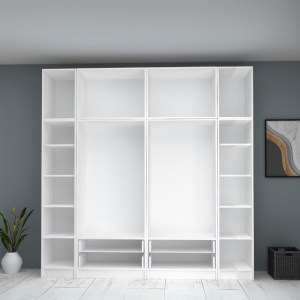 meg-GP100-0077,1-2 ΝΤΟΥΛΑΠΑ ΡΟΥΧΩΝ RICARDO MEGAPAP ΕΞΑΦΥΛΛΗ ΜΕ ΠΑΤΑΡΙ ΧΡΩΜΑ ΛΕΥΚΟ 240X51,8X240ΕΚ.