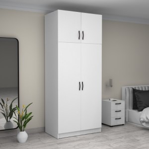 meg-GP100-0079,1-3 ΝΤΟΥΛΑΠΑ ΡΟΥΧΩΝ VICTORIA MEGAPAP ΔΙΦΥΛΛΗ ΜΕ ΠΑΤΑΡΙ ΧΡΩΜΑ ΛΕΥΚΟ 100X60X240ΕΚ.