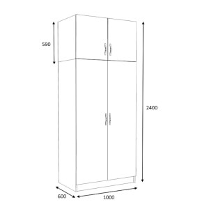 meg-GP100-0079,1-4 ΝΤΟΥΛΑΠΑ ΡΟΥΧΩΝ VICTORIA MEGAPAP ΔΙΦΥΛΛΗ ΜΕ ΠΑΤΑΡΙ ΧΡΩΜΑ ΛΕΥΚΟ 100X60X240ΕΚ.