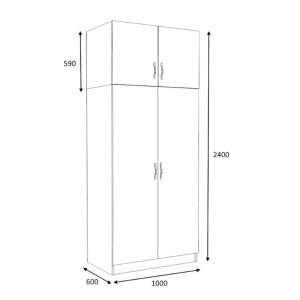 meg-GP100-0079,3-4 ΝΤΟΥΛΑΠΑ ΡΟΥΧΩΝ VICTORIA MEGAPAP ΔΙΦΥΛΛΗ ΜΕ ΠΑΤΑΡΙ ΧΡΩΜΑ ΚΑΡΥΔΙ 100X60X240ΕΚ.