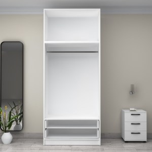 meg-GP100-0080,1-2 ΝΤΟΥΛΑΠΑ ΡΟΥΧΩΝ VICTORIA MEGAPAP ΔΙΦΥΛΛΗ ΜΕ ΠΑΤΑΡΙ ΚΑΙ ΣΥΡΤΑΡΙΑ ΧΡΩΜΑ ΛΕΥΚΟ 100X60X240ΕΚ.