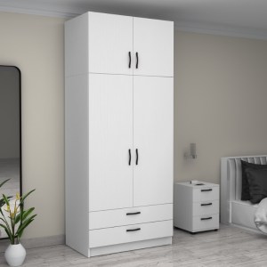 meg-GP100-0080,1-3 ΝΤΟΥΛΑΠΑ ΡΟΥΧΩΝ VICTORIA MEGAPAP ΔΙΦΥΛΛΗ ΜΕ ΠΑΤΑΡΙ ΚΑΙ ΣΥΡΤΑΡΙΑ ΧΡΩΜΑ ΛΕΥΚΟ 100X60X240ΕΚ.