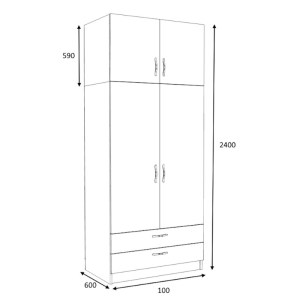 meg-GP100-0080,3-4 ΝΤΟΥΛΑΠΑ ΡΟΥΧΩΝ VICTORIA MEGAPAP ΔΙΦΥΛΛΗ ΜΕ ΠΑΤΑΡΙ ΚΑΙ ΣΥΡΤΑΡΙΑ ΧΡΩΜΑ ΚΑΡΥΔΙ 100X60X240ΕΚ.