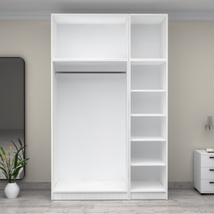 meg-GP100-0082,1-2 ΝΤΟΥΛΑΠΑ ΡΟΥΧΩΝ VICTORIA MEGAPAP ΤΡΙΦΥΛΛΗ ΜΕ ΠΑΤΑΡΙ ΧΡΩΜΑ ΛΕΥΚΟ 150X60X240ΕΚ.