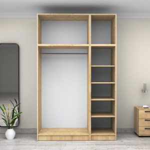 meg-GP100-0082,2-2 ΝΤΟΥΛΑΠΑ ΡΟΥΧΩΝ VICTORIA MEGAPAP ΤΡΙΦΥΛΛΗ ΜΕ ΠΑΤΑΡΙ ΧΡΩΜΑ ΦΥΣΙΚΟ ΟΞΙΑΣ 150X60X240ΕΚ.