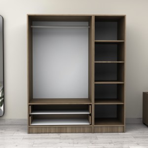meg-GP100-0083,3-2 ΝΤΟΥΛΑΠΑ ΡΟΥΧΩΝ VICTORIA MEGAPAP ΤΡΙΦΥΛΛΗ ΜΕ ΣΥΡΤΑΡΙΑ ΧΡΩΜΑ ΚΑΡΥΔΙ 150X60X181ΕΚ.
