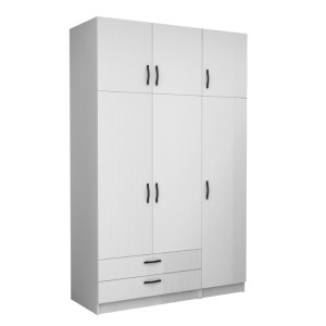 meg-GP100-0084,1-0 ΝΤΟΥΛΑΠΑ ΡΟΥΧΩΝ VICTORIA MEGAPAP ΤΡΙΦΥΛΛΗ ΜΕ ΠΑΤΑΡΙ ΚΑΙ ΣΥΡΤΑΡΙΑ ΧΡΩΜΑ ΛΕΥΚΟ 150X60X240ΕΚ.
