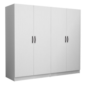 meg-GP100-0085,1-0 ΝΤΟΥΛΑΠΑ ΡΟΥΧΩΝ VICTORIA MEGAPAP ΤΕΤΡΑΦΥΛΛΗ ΧΡΩΜΑ ΛΕΥΚΟ 200X60X181ΕΚ.