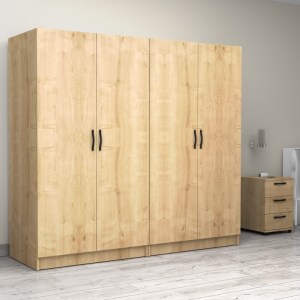 meg-GP100-0085,2-3 ΝΤΟΥΛΑΠΑ ΡΟΥΧΩΝ VICTORIA MEGAPAP ΤΕΤΡΑΦΥΛΛΗ ΧΡΩΜΑ ΦΥΣΙΚΟ ΟΞΙΑΣ 200X60X181ΕΚ.