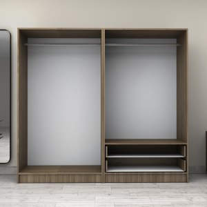 meg-GP100-0089,3-2 ΝΤΟΥΛΑΠΑ ΡΟΥΧΩΝ VICTORIA MEGAPAP ΤΕΤΡΑΦΥΛΛΗ ΜΕ ΣΥΡΤΑΡΙΑ ΧΡΩΜΑ ΚΑΡΥΔΙ 200X60X181ΕΚ.