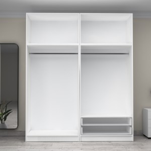 meg-GP100-0090,1-2 ΝΤΟΥΛΑΠΑ ΡΟΥΧΩΝ VICTORIA MEGAPAP ΤΕΤΡΑΦΥΛΛΗ ΜΕ ΠΑΤΑΡΙ ΚΑΙ ΣΥΡΤΑΡΙΑ ΧΡΩΜΑ ΛΕΥΚΟ 200X60X240ΕΚ.