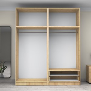 meg-GP100-0090,2-2 ΝΤΟΥΛΑΠΑ ΡΟΥΧΩΝ VICTORIA MEGAPAP ΤΕΤΡΑΦΥΛΛΗ ΜΕ ΠΑΤΑΡΙ ΚΑΙ ΣΥΡΤΑΡΙΑ ΧΡΩΜΑ ΦΥΣΙΚΟ ΟΞΙΑΣ 200X60X240ΕΚ.