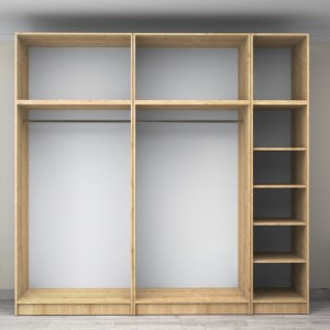 meg-GP100-0092,2-2 ΝΤΟΥΛΑΠΑ ΡΟΥΧΩΝ VICTORIA MEGAPAP ΠΕΝΤΑΦΥΛΛΗ ΜΕ ΠΑΤΑΡΙ ΧΡΩΜΑ ΦΥΣΙΚΟ ΟΞΙΑΣ 250X60X240ΕΚ.