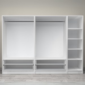 meg-GP100-0093,1-2 ΝΤΟΥΛΑΠΑ ΡΟΥΧΩΝ VICTORIA MEGAPAP ΠΕΝΤΑΦΥΛΛΗ ΜΕ ΣΥΡΤΑΡΙΑ ΧΡΩΜΑ ΛΕΥΚΟ 250X60X181ΕΚ.