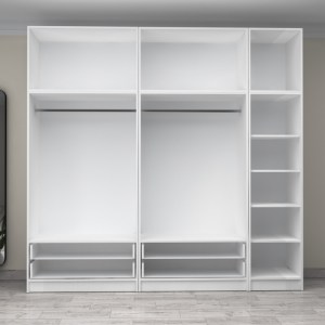 meg-GP100-0094,1-2 ΝΤΟΥΛΑΠΑ ΡΟΥΧΩΝ VICTORIA MEGAPAP ΠΕΝΤΑΦΥΛΛΗ ΜΕ ΠΑΤΑΡΙ ΚΑΙ ΣΥΡΤΑΡΙΑ ΧΡΩΜΑ ΛΕΥΚΟ 250X60X240ΕΚ.