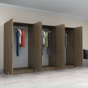 meg-GP100-0095,3-1 ΝΤΟΥΛΑΠΑ ΡΟΥΧΩΝ VICTORIA MEGAPAP ΕΞΑΦΥΛΛΗ ΧΡΩΜΑ ΚΑΡΥΔΙ 300X60X181ΕΚ.
