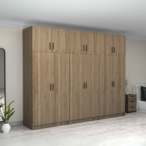 meg-GP100-0096,3-3 ΝΤΟΥΛΑΠΑ ΡΟΥΧΩΝ VICTORIA MEGAPAP ΕΞΑΦΥΛΛΗ ΜΕ ΠΑΤΑΡΙ ΧΡΩΜΑ ΚΑΡΥΔΙ 300X60X240ΕΚ.