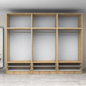 meg-GP100-0098,2-2 ΝΤΟΥΛΑΠΑ ΡΟΥΧΩΝ VICTORIA MEGAPAP ΕΞΑΦΥΛΛΗ ΜΕ ΠΑΤΑΡΙ ΚΑΙ ΣΥΡΤΑΡΙΑ ΧΡΩΜΑ ΦΥΣΙΚΟ ΟΞΙΑΣ 300X60X240ΕΚ.