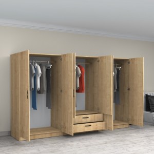 meg-GP100-0099,2-1 ΝΤΟΥΛΑΠΑ ΡΟΥΧΩΝ VICTORIA MEGAPAP ΕΞΑΦΥΛΛΗ ΜΕ ΣΥΡΤΑΡΙΑ ΧΡΩΜΑ ΦΥΣΙΚΟ ΟΞΙΑΣ 300X60X181ΕΚ.