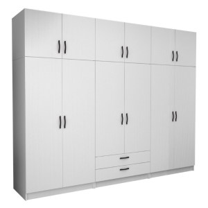 meg-GP100-0100,1-0 ΝΤΟΥΛΑΠΑ ΡΟΥΧΩΝ VICTORIA MEGAPAP ΕΞΑΦΥΛΛΗ ΜΕ ΠΑΤΑΡΙ ΚΑΙ ΣΥΡΤΑΡΙΑ ΧΡΩΜΑ ΛΕΥΚΟ 300X60X240ΕΚ.