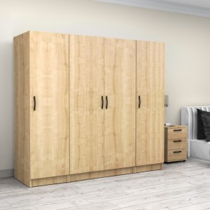 meg-GP100-0101,2-3 ΝΤΟΥΛΑΠΑ ΡΟΥΧΩΝ VICTORIA MEGAPAP ΤΕΤΡΑΦΥΛΛΗ ΧΡΩΜΑ ΦΥΣΙΚΟ ΟΞΙΑΣ 200X60X181ΕΚ.