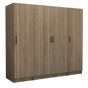 meg-GP100-0101,3-0 ΝΤΟΥΛΑΠΑ ΡΟΥΧΩΝ VICTORIA MEGAPAP ΤΕΤΡΑΦΥΛΛΗ ΧΡΩΜΑ ΚΑΡΥΔΙ 200X60X181ΕΚ.