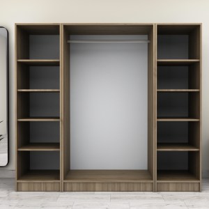meg-GP100-0101,3-2 ΝΤΟΥΛΑΠΑ ΡΟΥΧΩΝ VICTORIA MEGAPAP ΤΕΤΡΑΦΥΛΛΗ ΧΡΩΜΑ ΚΑΡΥΔΙ 200X60X181ΕΚ.