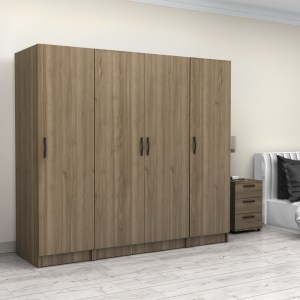 meg-GP100-0101,3-3 ΝΤΟΥΛΑΠΑ ΡΟΥΧΩΝ VICTORIA MEGAPAP ΤΕΤΡΑΦΥΛΛΗ ΧΡΩΜΑ ΚΑΡΥΔΙ 200X60X181ΕΚ.