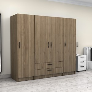 meg-GP100-0103,3-3 ΝΤΟΥΛΑΠΑ ΡΟΥΧΩΝ VICTORIA MEGAPAP ΤΕΤΡΑΦΥΛΛΗ ΜΕ ΣΥΡΤΑΡΙΑ ΧΡΩΜΑ ΚΑΡΥΔΙ 200X60X181ΕΚ.