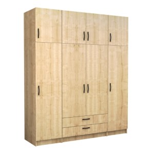meg-GP100-0104,2-0 ΝΤΟΥΛΑΠΑ ΡΟΥΧΩΝ VICTORIA MEGAPAP ΤΕΤΡΑΦΥΛΛΗ ΜΕ ΠΑΤΑΡΙ ΚΑΙ ΣΥΡΤΑΡΙΑ ΧΡΩΜΑ ΦΥΣΙΚΟ ΟΞΙΑΣ 200X60X240ΕΚ.