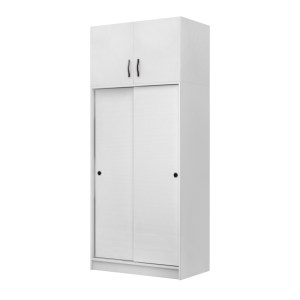 meg-GP100-0105,1-0 ΝΤΟΥΛΑΠΑ ΡΟΥΧΩΝ REGIO MEGAPAP ΔΙΦΥΛΛΗ ΣΥΡΟΜΕΝΗ ΜΕ ΠΑΤΑΡΙ ΧΡΩΜΑ ΛΕΥΚΟ 100X60X240ΕΚ.