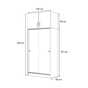 meg-GP100-0105,3-4 ΝΤΟΥΛΑΠΑ ΡΟΥΧΩΝ REGIO MEGAPAP ΔΙΦΥΛΛΗ ΣΥΡΟΜΕΝΗ ΜΕ ΠΑΤΑΡΙ ΧΡΩΜΑ ΚΑΡΥΔΙ 100X60X240ΕΚ.