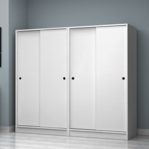 meg-GP100-0106,1-3 ΝΤΟΥΛΑΠΑ ΡΟΥΧΩΝ REGIO MEGAPAP ΤΕΤΡΑΦΥΛΛΗ ΣΥΡΟΜΕΝΗ ΧΡΩΜΑ ΛΕΥΚΟ 200X60X181ΕΚ.