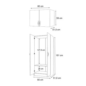 meg-GP100-0108,3-5 ΝΤΟΥΛΑΠΑ ΡΟΥΧΩΝ VIVIAN MEGAPAP ΔΙΦΥΛΛΗ ΜΕ ΠΑΤΑΡΙ ΧΡΩΜΑ ΚΑΡΥΔΙ 80X51,8X240ΕΚ.