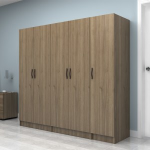 meg-GP100-0116,3-2 ΝΤΟΥΛΑΠΑ ΡΟΥΧΩΝ VIVIAN MEGAPAP ΠΕΝΤΑΦΥΛΛΗ ΧΡΩΜΑ ΚΑΡΥΔΙ 200X51,8X181ΕΚ.