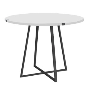 meg-GP100-0179,4-3 ΣΕΤ ΤΡΑΠΕΖΑΡΙΑ 5ΤΜΧ RUBES - CHRISTY MEGAPAP ΧΡΩΜΑ ΛΕΥΚΟ - ΛΑΔΙ Ø100X78ΕΚ.