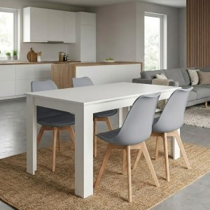 meg-GP100-0217,4-0 ΣΕΤ ΤΡΑΠΕΖΑΡΙΑ 5ΤΜΧ DARLEN - VIVA MEGAPAP ΧΡΩΜΑ ΛΕΥΚΟ - ΓΚΡΙ 125X72X74ΕΚ.