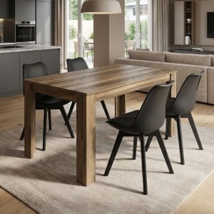 meg-GP100-0232,1-0 ΣΕΤ ΤΡΑΠΕΖΑΡΙΑ 5ΤΜΧ DARLEN - VIVA MEGAPAP ΧΡΩΜΑ ΚΑΡΥΔΙ - ΜΑΥΡΟ 125X72X74ΕΚ.