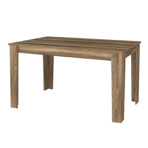 meg-GP100-0239,1-3 ΣΕΤ ΤΡΑΠΕΖΑΡΙΑ 5ΤΜΧ DARLEN - VELA MEGAPAP ΧΡΩΜΑ ΚΑΡΥΔΙ - ΜΑΥΡΟ 125X72X74ΕΚ.