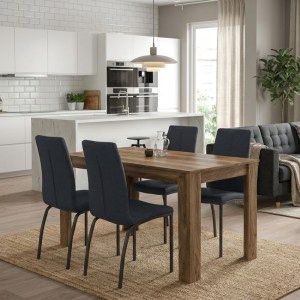 meg-GP100-0240,1-0 ΣΕΤ ΤΡΑΠΕΖΑΡΙΑ 5ΤΜΧ DARLEN - FINA MEGAPAP ΧΡΩΜΑ ΚΑΡΥΔΙ - ΑΝΘΡΑΚΙ 125X72X74ΕΚ.