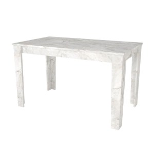 meg-GP100-0278,2-3 ΣΕΤ ΤΡΑΠΕΖΑΡΙΑ 5ΤΜΧ DARLEN - CHIARA MEGAPAP ΧΡΩΜΑ ΛΕΥΚΟ ΕΦΕ ΜΑΡΜΑΡΟΥ - ΓΚΡΙ 125X72X74ΕΚ.