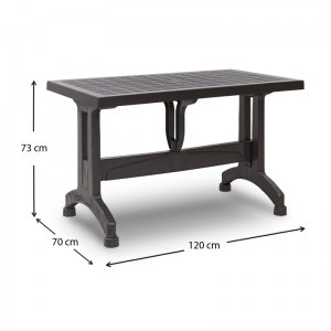meg-S_GP046-0002,1+GP046-0001,2x4-11 ΣΕΤ ΤΡΑΠΕΖΑΡΙΑ ΚΗΠΟΥ CALLAN MEGAPAP 5ΤΜΧ ΠΟΛΥΠΡΟΠΥΛΕΝΙΟΥ ΤΡΑΠΕΖΙ 120X70 - ΠΟΛΥΘΡΟΝΑ RECYCLED ΧΡΩΜΑ ΚΑΦΕ S_GP046-0002,1+GP046-0001,2X4
