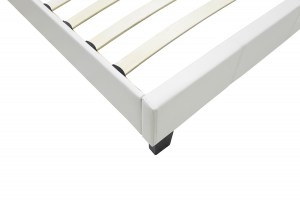 pak-006-000012-5 ΚΡΕΒΑΤΙ NEVIL PAKOWORLD ΜΟΝΟ 100X200 PU ΧΡΩΜΑ ΛΕΥΚΟ ΜΑΤ